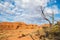 The landscape of Kings canyon in Northern Territory state of outback Australia.