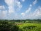 Landscape with Koe-thaung Temple in Myanmar