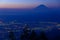 Landscape of Kofu and Mt.Fuji