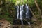 Landscape of Koleshino waterfalls cascade in Belasica Mountain, Novo Selo, Republic of Macedonia