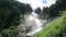 Landscape of Krimml Waterfalls in Pinzgau, Salzburger Land at Austria.