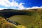 Landscape with Lagoa Funda on Flores Island