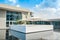 Landscape with lagoon pool and garden in a luxury hotel