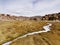 Landscape of the Laguna Negra Black Lagoon, Altiplano, Bolivia