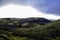 Landscape of Lakagigar volcanic valley, central Iceland