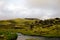 Landscape of Lakagigar volcanic valley, central Iceland