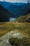 Landscape of lake agaro in alpe devero