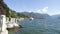 Landscape of lake of Como in Como City in Italy, video taken on 04th july 2020
