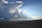 Landscape of lake malawi, storm and sunshine