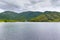 Landscape of lake tanuki at fujinomoya , japan