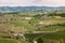 Landscape Langhe hills vineyards. Viticulture near Barolo, Piedmont, Italy, Unesco heritage. Barolo, Nebbiolo,