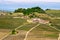 Landscape Langhe hills vineyards. Viticulture near Barolo, Piedmont, Italy, Unesco heritage. Barolo, Nebbiolo,