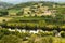 Landscape from Le Jardin Marqueyssac gardens Dordogne  France