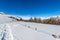 Landscape of Lessinia High Plateau in Winter with Snow - Veneto Italy