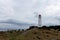 Landscape and lighthouse Dornbusch at Hiddensee island