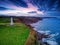 Landscape with the Lighthouse of Lastres, Asturias