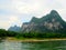 landscape of the lijiang river in guilin, guangxi