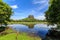 Landscape of lion rock at Sigiriya in Sri Lanka