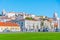 Landscape of Lisbon dotted with religious buildings, Portugal