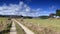 Landscape in livradois forez, auvergne, france