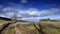 Landscape in livradois forez, auvergne, france