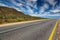 Landscape with lonely street or highway