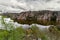 Landscape in Los Arribes del Duero along the river trail. Zamora. The Arribes del Duero Natural Park. Spain