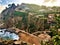 Landscape, luminescence, sky and seaside in Tossa de Mar, Spain