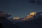 Landscape with Machapuchare-Fishtail peak view from Tadapani during trekking in Himalaya Mountains, Nepal