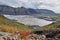 Landscape majestic glacier Vatnajokull, nature iceland