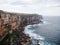 Landscape of Manly North Head cliffs, Sydney