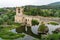 Landscape medieval village Besalu, Catalonia, Spain.