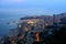 Landscape of Monaco of Night