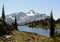 Landscape in Monashee Mountains, BC, Canada.