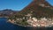 Landscape of Monte Isola and Iseo Lake