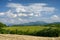 Landscape in Montefeltro near Urbania Marches, Italy