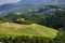 Landscape in Montefeltro near Urbania Marches, Italy