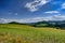 Landscape in Montefeltro near Urbania Marches, Italy