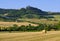 Landscape in Montefeltro near Urbania Marches, Italy