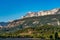 Landscape at Montmaur en Diois in Vercors, French Alps, France