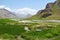 Landscape of Mount Damavand and Lar River , Iran