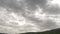 landscape mountain clouds sky 4K video