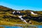 Landscape with mountain lake, Norway