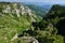 Landscape with mountain peaks from Scarita-Belioara