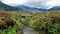 Landscape of mountain Phobjikha valley