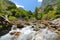 Landscape with a mountain river