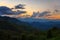 Landscape. mountain during sunset at Doi Angkhang mountain, chiangmai : thailand