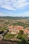 Landscape with mountain view of the old town Morella in Spain.