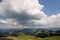 Landscape of the mountains in austria europe