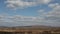 Landscape, mountains and blue sky with clouds timelapse